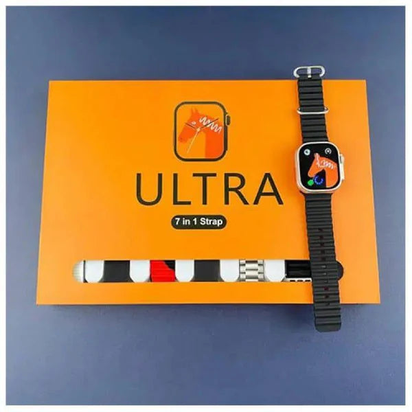 Y20 Ultra Sports Version Smart Watch | Smart Watch For Boys | Smart Watch For Men - Digital Watch | 7 + 1 Strap Smart Watch - Random Color