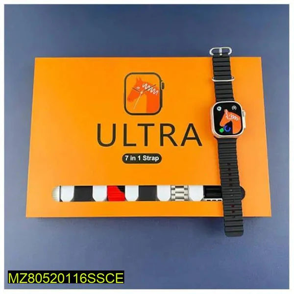Y20 Ultra Sports Version Smart Watch | Smart Watch For Boys | Smart Watch For Men - Digital Watch | 7 + 1 Strap Smart Watch - Random Color