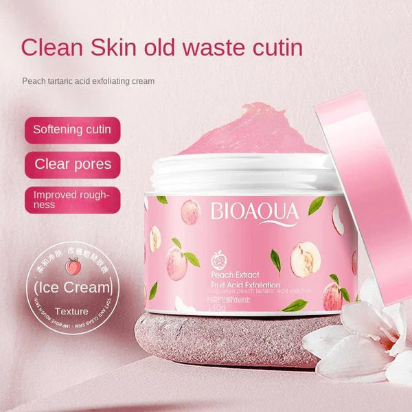 BIOAQUA Peach Exfoliating Gel β Face & Body Care 140G